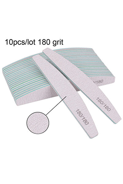 Choice 10 قطع 180 حبيبة 5/10 قطع مبرد أظافر احترافي 150/180 ورق صنفرة مبرد أظ...