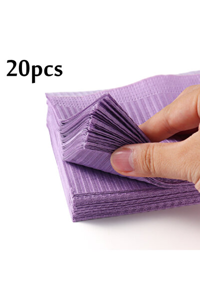 Choice G-188-Purple 20 قطعة/الوحدة وردية اللون بساط طاولة فن الأظافر القابل ل...