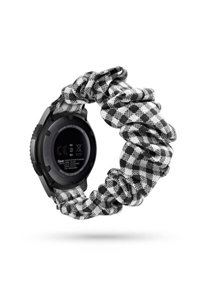 Choice سوار ساعة 20 مم 7 شريط سكرانشي لساعة جالاكسي 7/4/5/6 برو 45 مم كلاسيك 47 مم 43 مم حزام سولو لوب