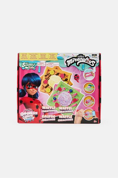 ZAG Heroez Miraculous Ladybug Sprinkles n Slimy Topping Fun and Creative Craft Kit, Multicolor