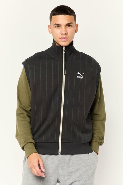 Puma Men Sportswear Fit Sleeveless Outdoor Vest, Black