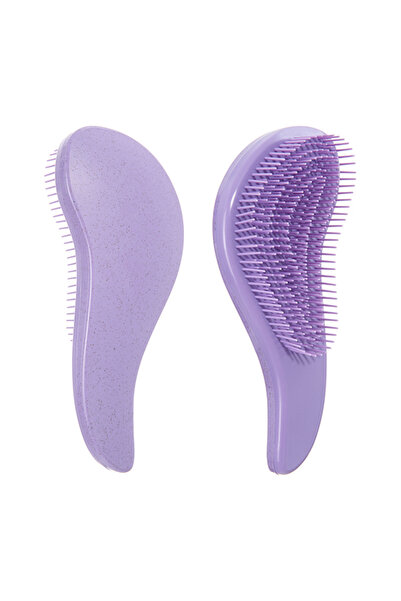 Choice3 1pcs Purple 1pcs Magic Detangling Hairbrush Soft Wheat Straw Scalp Massage Comb Anti-static Gentle G