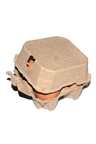 Choice 10Pcs Grids Kraft Pulp Egg Cartons Chicken Eggs Tray Egg Containers Refrigerator Empty Egg Storage B