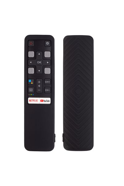 Choice Black Silicone Case Cover Use for TCL RC802V smart TV remote control 49P30FS 65P8S 55C715