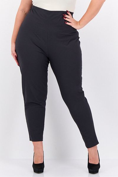 Eileen Fisher Women Plus Size Solid Taper Pants, Grey