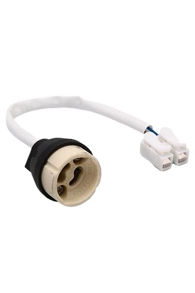 Choice GU10 10Pcs GU10 Bulb Lamp holder Socket Lamp Base Adapter Connector Converter Ceramic Wire For LED B