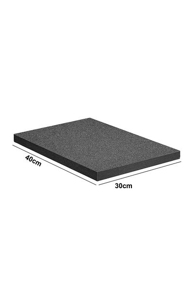 Choice 40x30x2.5cm Black 4pcs Black Cuttable Craft Foam Sheets, Polyurethane Cushioning Inserts Use For Too