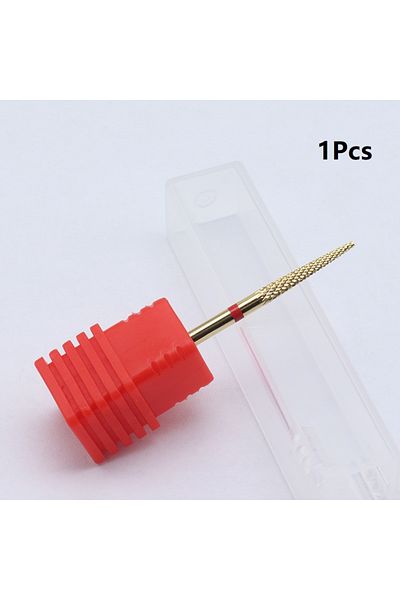Easy Nail Gold1pcs Hot! Silver Gold Nail Drill Bit Hot Medical Stainless Steel Bur Manicure Cutters Cuticle Cl