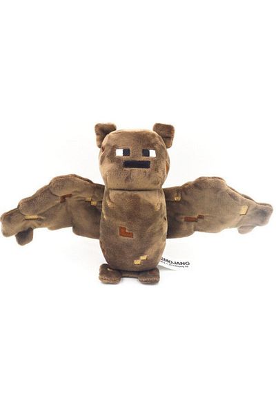 Choice A 18cm Game MC Brown Bat Plush Toys MC Bat Plush Toy Soft Stuffed Animals Toys Doll Gifts for Child.