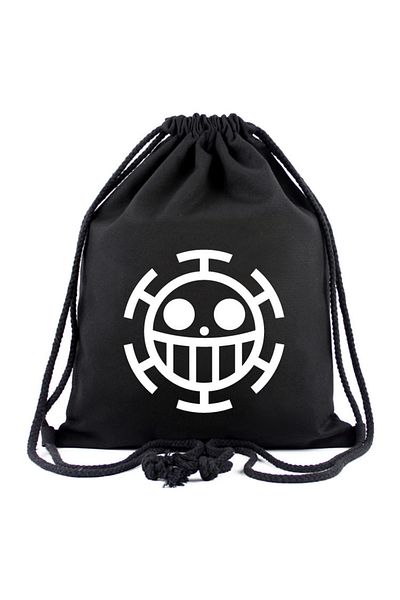 Choice Four One Piece Full-color Drawstring Pocket Around One Piece Luffy Cartoon Anime Beam Mouth Backpack