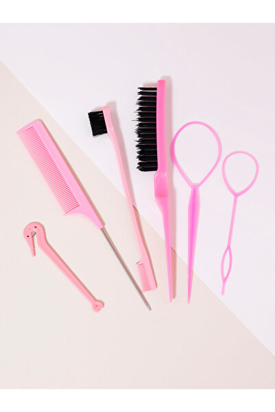 Choice مجموعة أمشاط تصفيف الشعر DKETDMCFQFQ-fen المكونة من 6 قطع، مشط، فرشاة ...