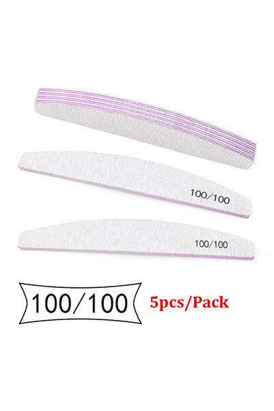 Choice مبرد أظافر CSX-Grit100، 5/25 قطعة، مزيج الألوان، ورق صنفرة احترافي بحب...