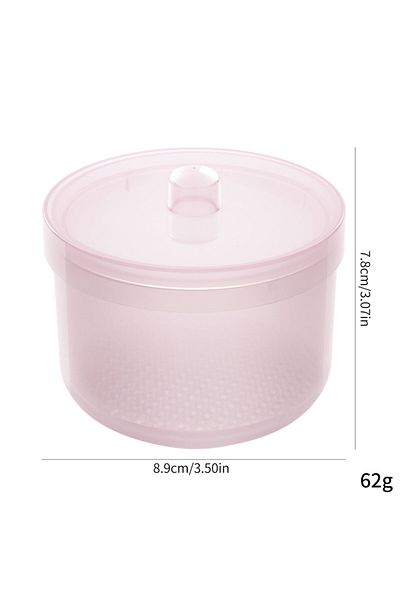 Choice light pink Nail Drill Bits Disinfection Box Double Layer Filtration Cleaning Box Manicure Storage Ca