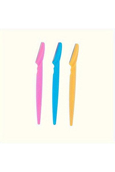 choice2 3Pcs Mixed 3/5/6Pcs Eyebrow Razor Set with Safety Caps - Stainless St...