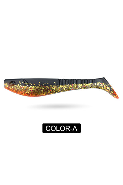 Choice طُعم صيد سمك الشبوط الصغير الناعم Color-A Spinpoler مقاس 5 بوصات، ذيل ...