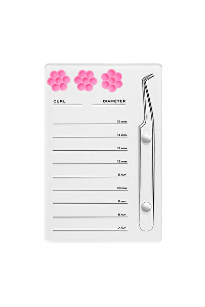 Choice1 1 قطعة حامل مقياس تمديد الرموش المغناطيسي من الأكريليك مع لوح غراء وكأس Fa