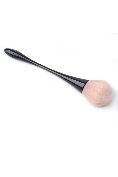 Choice فرشاة بودرة ذهبية سوداء 6 أنماط، فرشاة مكياج احترافية لفن الأظافر، فرش...