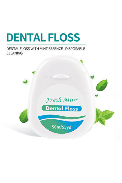 choice2 1 قطعة 6/3/1 قطعة خيط تنظيف أسنان بنكهة النعناع الأبيض - أدوات تنظيف ...