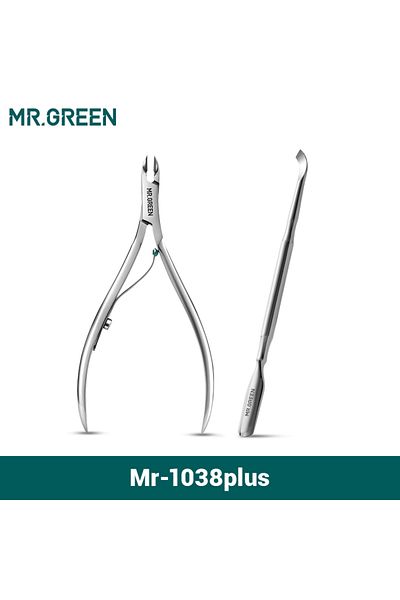 Mr Green مقص أظافر MR-1038plus MR.GREEN، مقص أظافر، ملقط من الفولاذ المقاوم للصدأ، مقص جلد ميت
