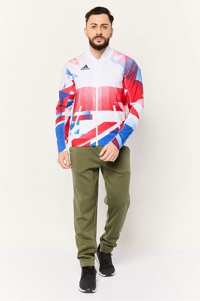 adidas Men sportswear Fit British National Team Training Jacket, Multicolor