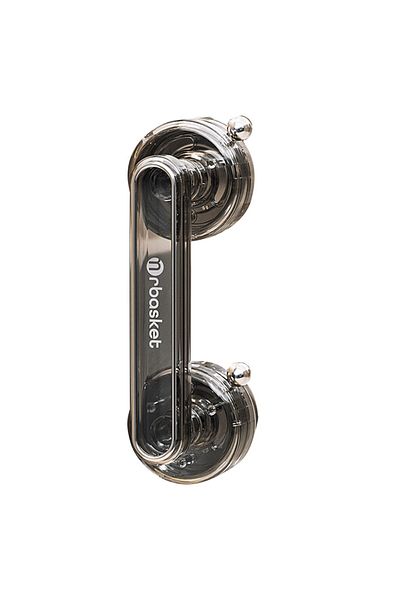 Choice A Transparent gray New Suction Cup Door Handle Anti-slip Waterproof Reusable Sliding Door Handle Rem