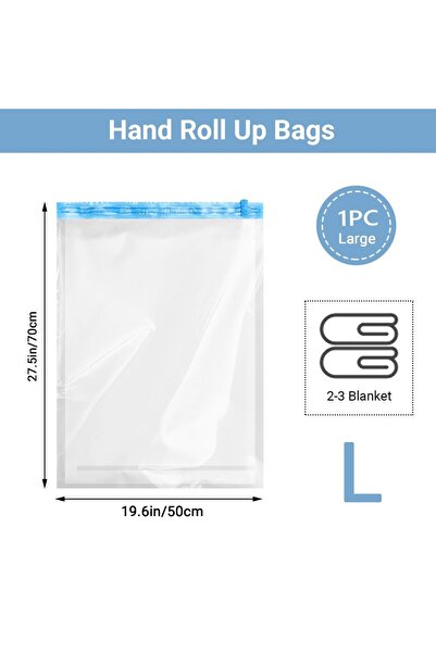 Choice عرض في الصورة عبوة واحدة من 8 أكياس ضغط قابلة للطي وأكياس تخزين مفرغة ...