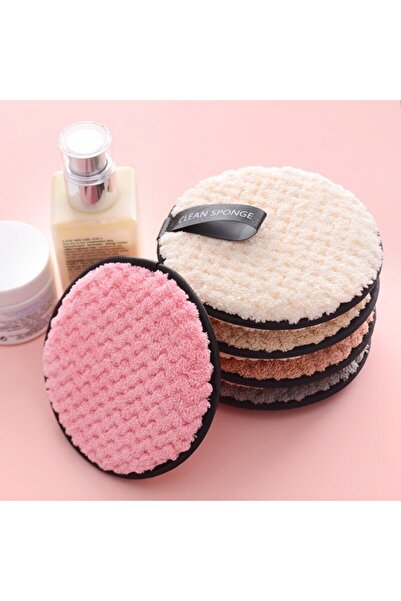 Choice 4 قطع من وسادات قطنية من الألياف الدقيقة لإزالة المكياج، قابلة للغسل، ...