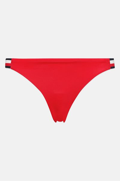 Tommy Hilfiger Women Brand Logo Bikini Bottom, Red