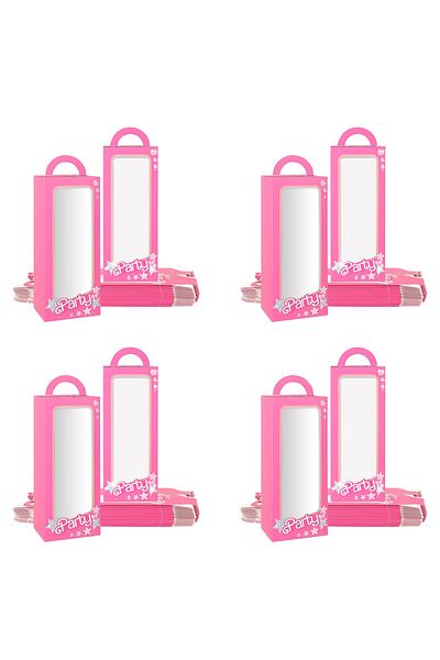 Choice Other 22X7.5X0.5 12PCS Pink Doll Party Favor Boxes Doll Props Hot Pink Gift Box Goodie Bag Candy Tre