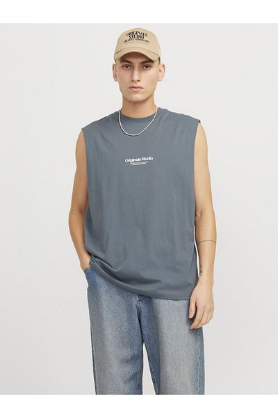 Jack & Jones Tanktop Gedruckt Rundhalsausschnitt Tanktop