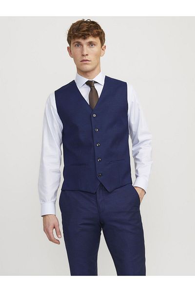 Jack & Jones Premium Weste JPRSOLARIS Slim Fit Anzugweste
