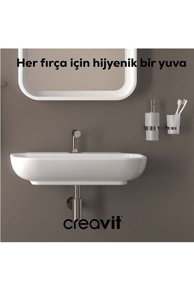 Creavit موزع الصابون السائل رويال (زجاجي)
