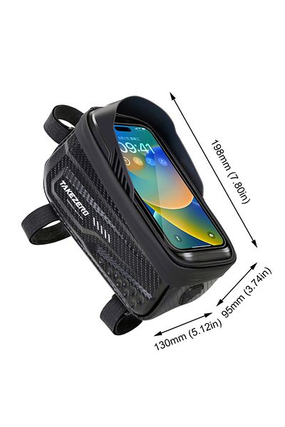 Choice 001 1L Bike Bag Bicycle Front Cell Mobile Phone Case Holder with Touchscreen Top Tube Cycling Bag Re