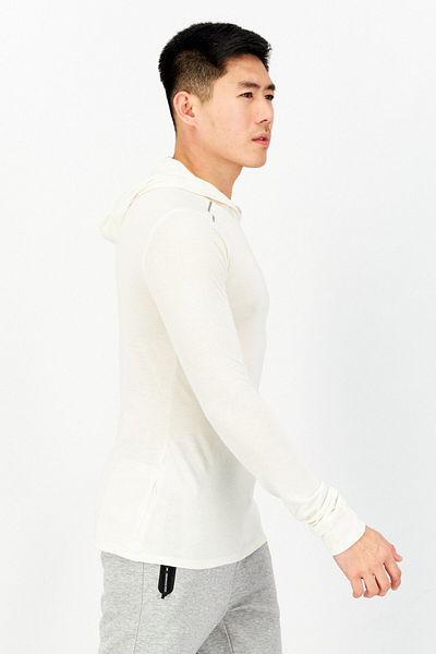Puma Men Sportswear Fit Long Sleeve Brand Logo Sweatshirt, White