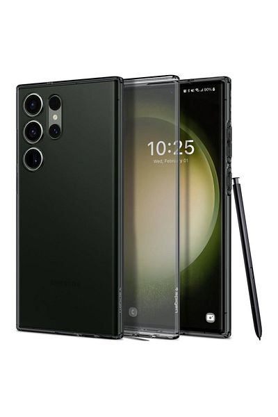 Spigen Carcasa Spigen Liquid Crystal compatibila cu Samsung Galaxy S23 Ultra Space Crystal