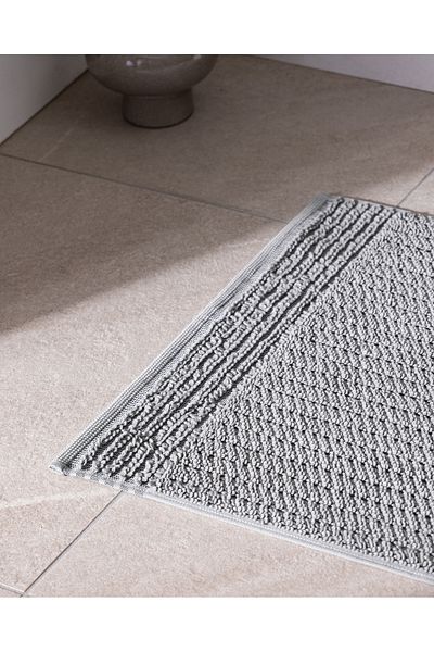 Madame Coco Chevere 100% Cotton Foot Towel - Gray