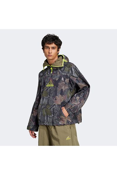 adidas Camo Q1 Zippered Men's Camouflage Coat
