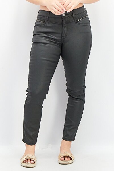 Esprit Women Skinny Fit Solid Trouser Pants, Black