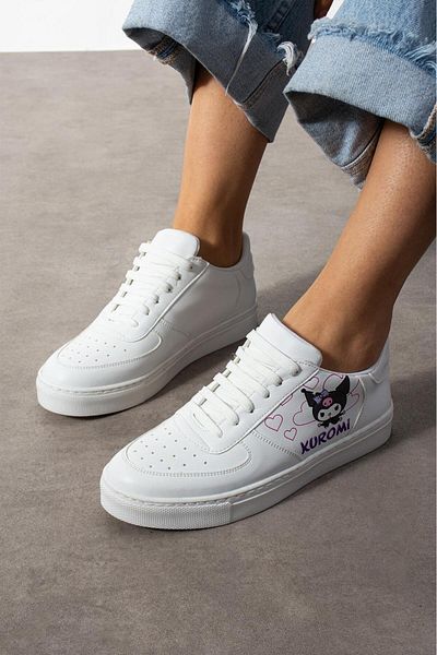 AtegeWear Hello Kity Printed Trend White Sneaker
