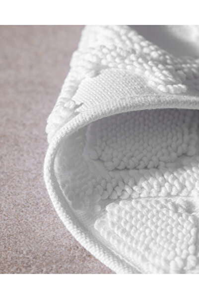 Madame Coco Sansone %100 Pamuk Ayak Havlusu - Beyaz