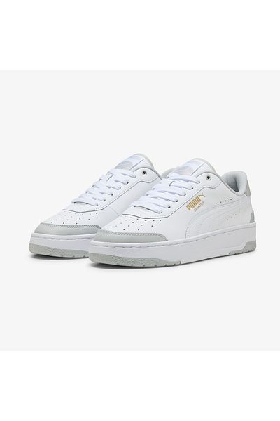 Puma Ca Match Unisex Gray Detailed White Sports Shoes