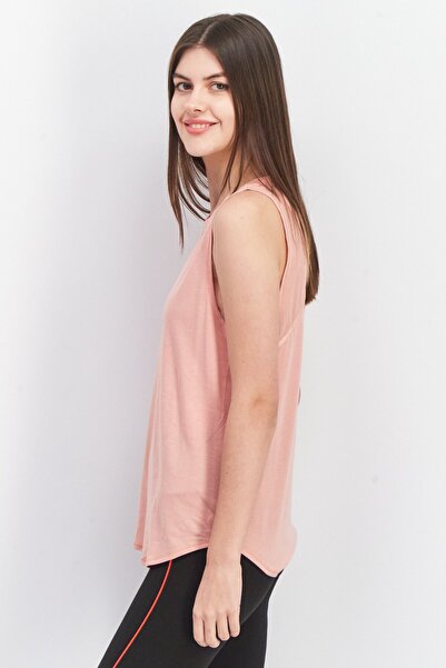 Puma Women Sportswear Fit Crew Neck Sleeveless Plain Tank Top, Pink