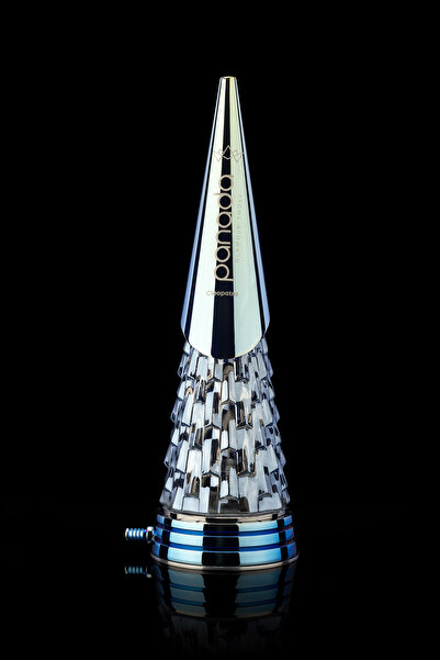 panada glamour smoke Lüks Pirinç Nargile Takımı Premium Nargile Seti Mavi Blue Renk