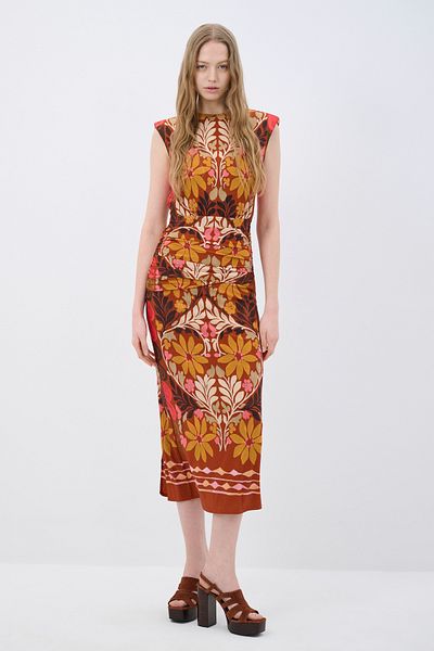 adL Long Patterned Dress
