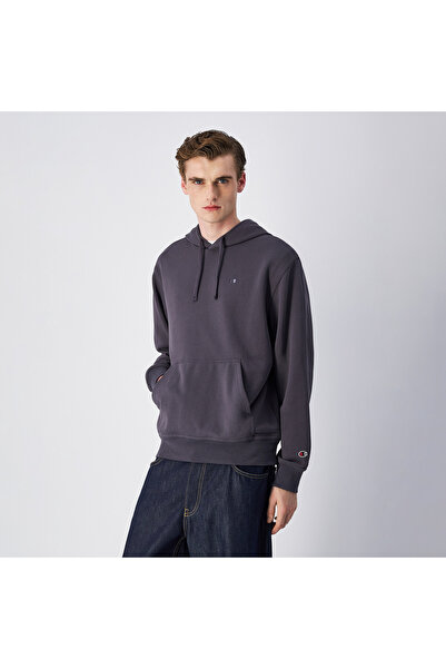 Champion سترة رياضية رمادية للرجال من Icons بغطاء للرأس -220783-VS517