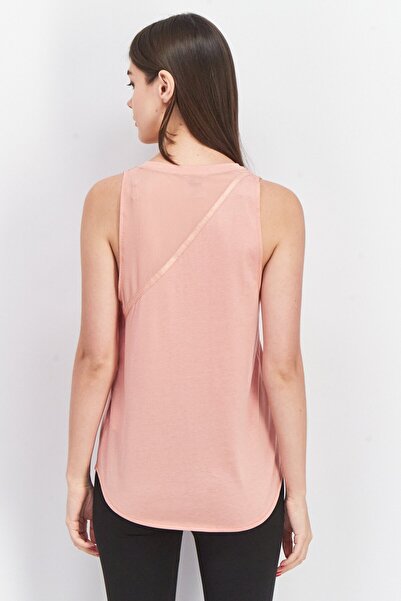 Puma Women Sportswear Fit Crew Neck Sleeveless Plain Tank Top, Pink