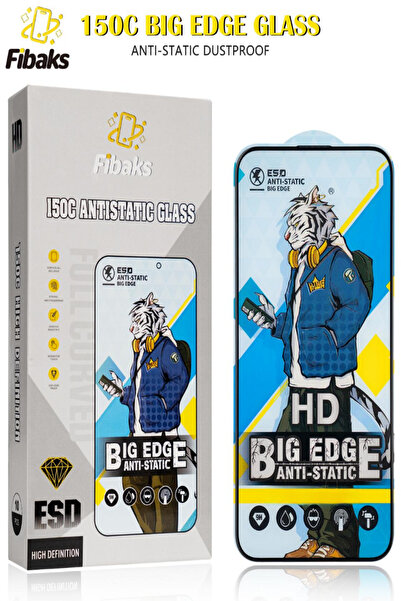 Fibaks iPhone 14 Pro Max/15 Plus/16 Plus 150C Kırılmaz Cam Tam Ekran Koruyucu Antistatik 9H Gerçek Temperli
