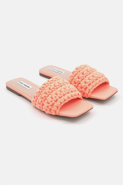 Steve Madden Women Maldeve Slip On Flats, Orange