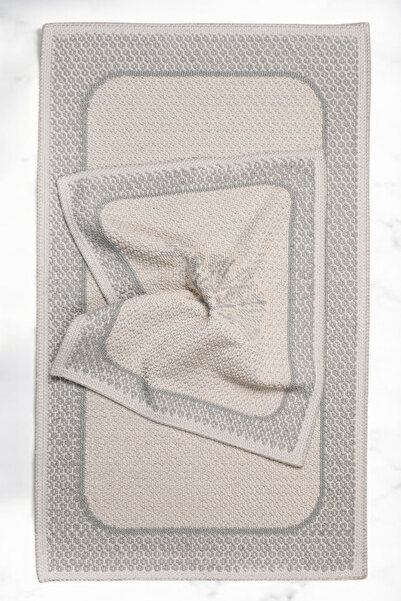 Myevilla Πλενόμενο κάλυμμα από φιστίκια - Προϊόντα των 2 / 60x100-50x60cm / με λουλουδάτα μοτίβα