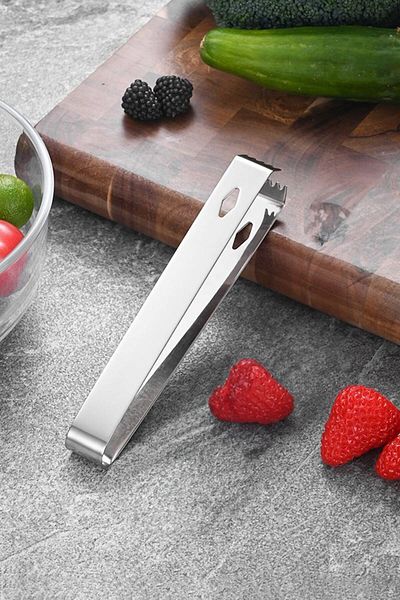 Chavin 6 Pieces Steel 16.2 cm Ice and Candy Tongs Mt128By-6